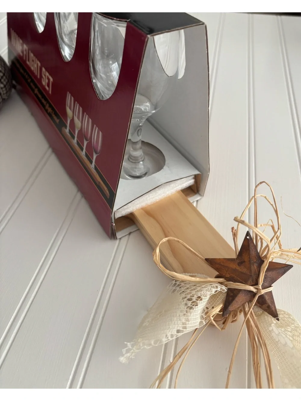 Primitive Wine Flight Set Tasting Glasses NEW Final Sale